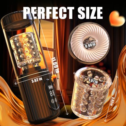 Aisia-4 Suction 5 Thrusting Rotating 3 in 1  Oral Sex Stroker - 图片 2