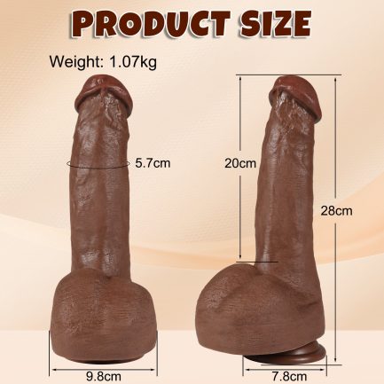 Buder -  Manual Dildo for vaginal & Anal 11.02 Inches - 图片 5