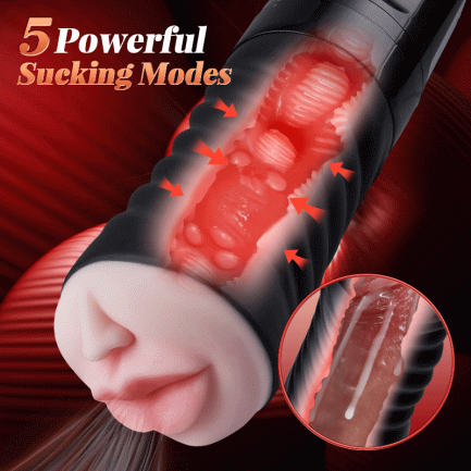 Acmejoy - Beta Blowjob Double Hardness Sucking Vibrating Masturbator Male Stroker - 图片 6