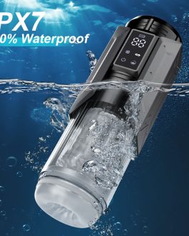 King -100% Waterproof 4 IN 1 Automatic Masturbation Cup for Men