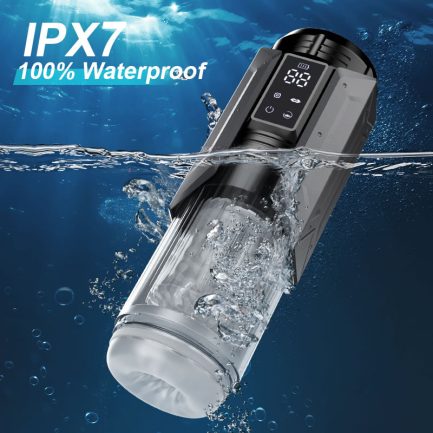 King -100% Waterproof 4 IN 1 Automatic Masturbation Cup for Men - 图片 2