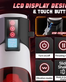 Mirabel – 320/Min One-Click Burst 8 Thrusting 10 Vibrating Masturbation Cup