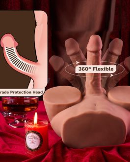 Austin – Realistic Butt with Dildo and Testis Tight Hole Unisex Sex Toy