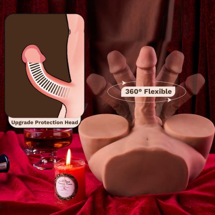 Austin - Realistic Butt with Dildo and Testis Tight Hole Unisex Sex Toy - 图片 2
