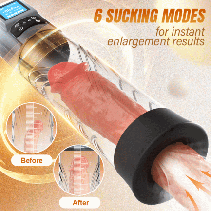 Acmejoy - Robert 2 IN 1 Powerful Vibrating Masturbator Penis Pump with Manual Mode - 图片 7
