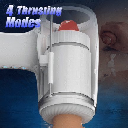 William - Through-Hole Vibrating Stroking Male Masturbation Cup - 图片 10