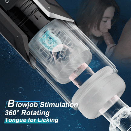 King -100% Waterproof 4 IN 1 Automatic Masturbation Cup for Men - 图片 7