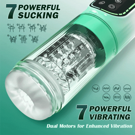 Heaven - 5 in 1 Function Automatic Male Masturbator & Suction Penis Pump - 图片 10