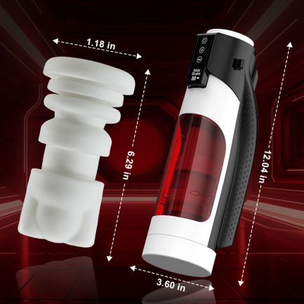 Mirabel - 320/Min One-Click Burst 8 Thrusting 10 Vibrating Masturbation Cup - 图片 3