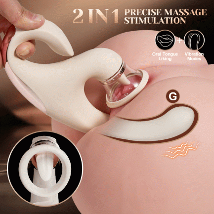 Sweetie Fox- Clitoral Arousal Tongue Licking Suction Vibration Triple Stimulation Vibrators - 图片 7