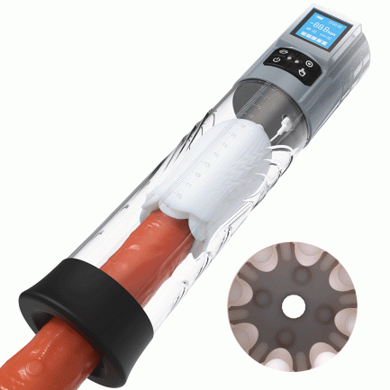 Acmejoy - Robert 2 IN 1 Powerful Vibrating Masturbator Penis Pump with Manual Mode