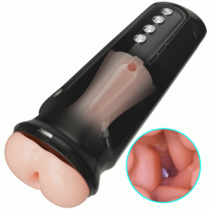 Flapper - Lifelike Hips Swinging Squeezing Sucking Vibrating Male Stroker
