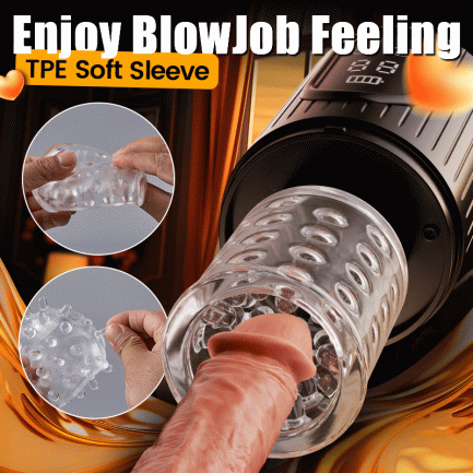 Aisia-4 Suction 5 Thrusting Rotating 3 in 1  Oral Sex Stroker - 图片 9
