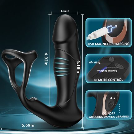 Acmejoy Blossom - Wriggling Swaying Male Prostate Toy - 图片 4
