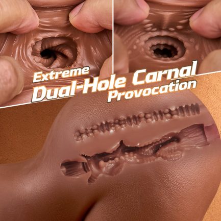 Lara - 6.6lbs Round and Sweet Nurse Ass Dual Channel Realistic Butt Male Masturbator - 图片 4