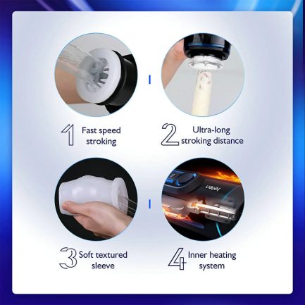 Acmejoy - Leten X9 IV Upgraded Piston Thrust Combination Heated Male Stroker with free Lubricant - 图片 5