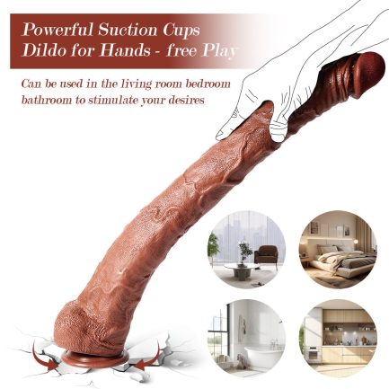 Buder -  Long Big Dildo for Beginners and Experienced Players 22.04 Inches - 图片 2