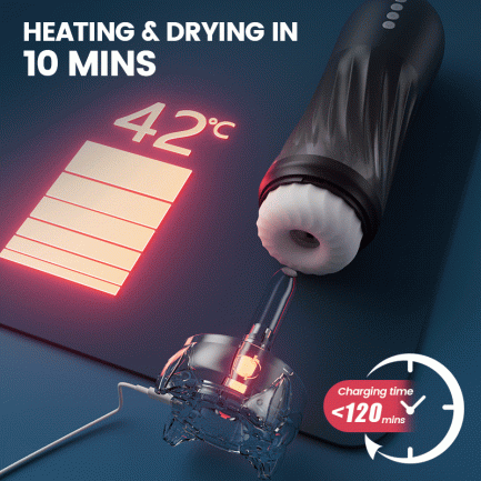 Dreamer - 3 Rotating 5 Thrusting 5 Vibrating Heating Male Stroker - 图片 7