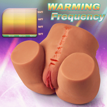 More Catchy - 12.79lbs Electric Upgrade Suck Squeeze Vibration Automatic Heating Realistic Butt - 图片 8
