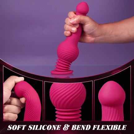 Ethan -Knot Monster 3 Thrusting 10 Vibrating 360° Swing Dildo 9.44 In - 图片 9