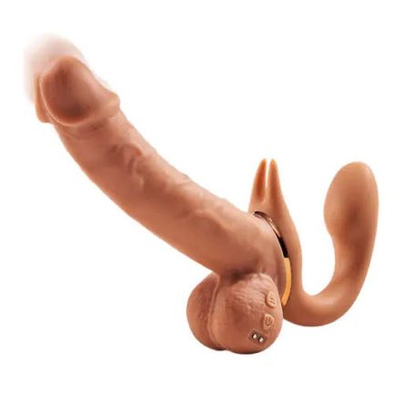 Acmejoy - Telescopic Clitoral Strap On Dildo - 图片 7
