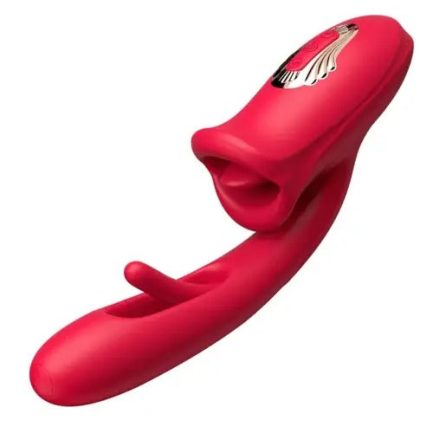 Acmejoy-Shaped Biting G Spot Soother with Vibration & Flapping - 图片 5