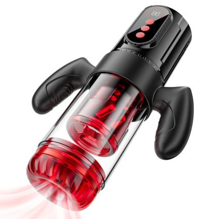 Acmejoy - Terminator 9 Telescopic Rotating Sucking with Handle Male Stroker - 图片 5