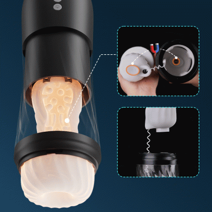 Dreamer - 3 Rotating 5 Thrusting 5 Vibrating Heating Male Stroker - 图片 9