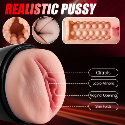 Acmejoy - James Classic 10 Tongue Licking 10 Vibrating Male Stroker - 图片 3