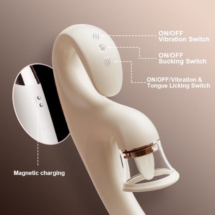 Sweetie Fox- Clitoral Arousal Tongue Licking Suction Vibration Triple Stimulation Vibrators - 图片 3