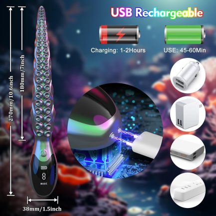Acmejoy - Octopus Tentacle Clitoral Lifelike Monster G-Spot Dildos - 图片 6