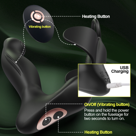 Acmejoy Elysium - Vibrating Heating Prostate Massager - 图片 4