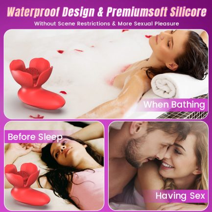 Acmejoy - 10 Pinching 10 Vibrating Nipple Toys Nipple Vibrator - 图片 5