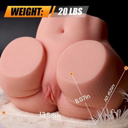 Jesse - 20 Lbs Big Life-Like Butt Life Size Ass 99% Realistic Skin Touch - 图片 6