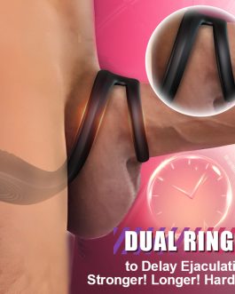 Ethan –  Thrusting & Vibrating Prostate Massager with Cock Ring