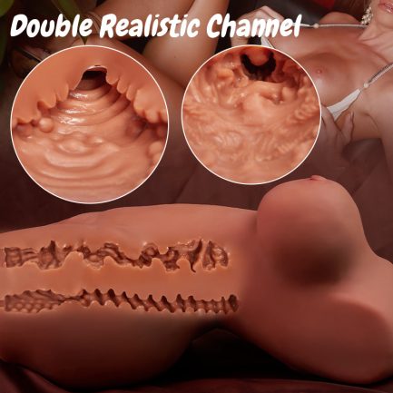 Acmejoy - Dual Entry Lifelike Doll Masturbator Sex Torso - 图片 5