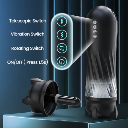 Dreamer - 3 Rotating 5 Thrusting 5 Vibrating Heating Male Stroker - 图片 2