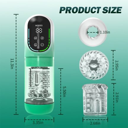 Heaven - 5 in 1 Function Automatic Male Masturbator & Suction Penis Pump - 图片 5