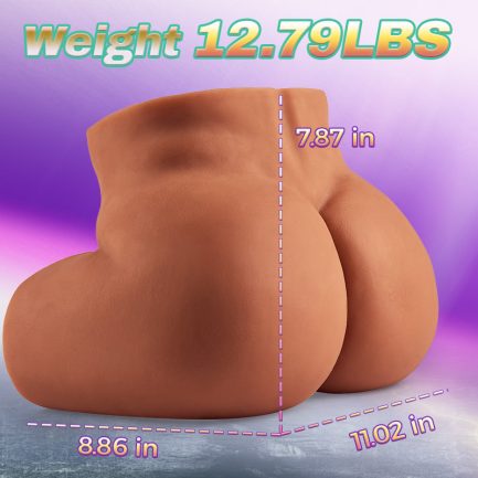 More Catchy - 12.79lbs Electric Upgrade Suck Squeeze Vibration Automatic Heating Realistic Butt - 图片 6