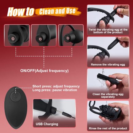 Abe - 10 Vibrating Prostate Massager Set 3PCS - 图片 4
