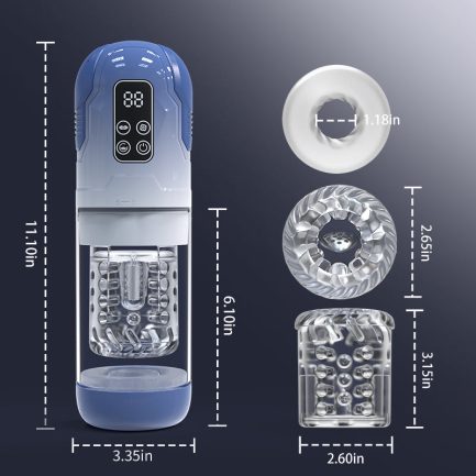 Acmejoy - Empyrean 5 IN 1 Function Male Stroker Masturbator & Penis Pump - 图片 4