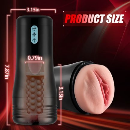 Acmejoy - James Classic 10 Tongue Licking 10 Vibrating Male Stroker - 图片 5