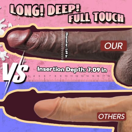 Hentai - Heating 7 Thrusting 10 Vibrating Dildo Vaginal Anal Sex Fun - 图片 3