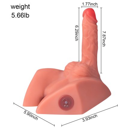 Micah - Hands-Free Realistic Butt with Thrusting Dildo Unisex Masturbator - 图片 7