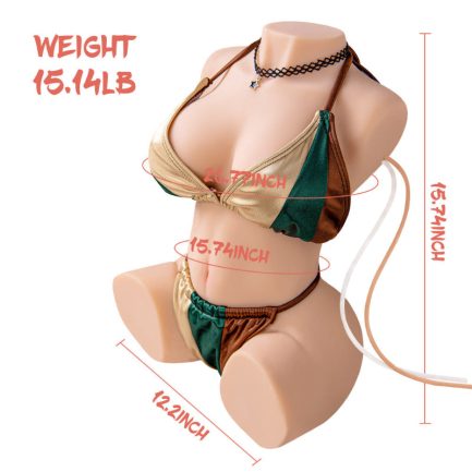 Acmejoy - Jessie 15.14lbs Sucking Vibrating Sex Torso love doll - 图片 10