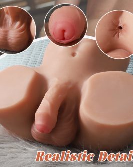 TOP FUN – Realistic Butt with Gay Dildo and Testicles Anal