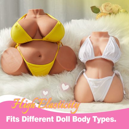 Acmejoy - Elastic Cotton Lingerie for Sex Doll Role Play 3 Colours Available - 图片 8