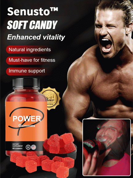 Maca Gummies (60 Gummies) Boost Stamina, Strength & Endurance
