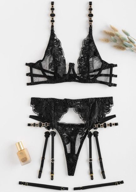 Ayla Jewel Lingerie Set - 图片 5