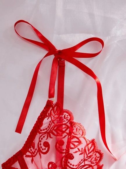 Bianca Lace Bodysuit - 图片 6